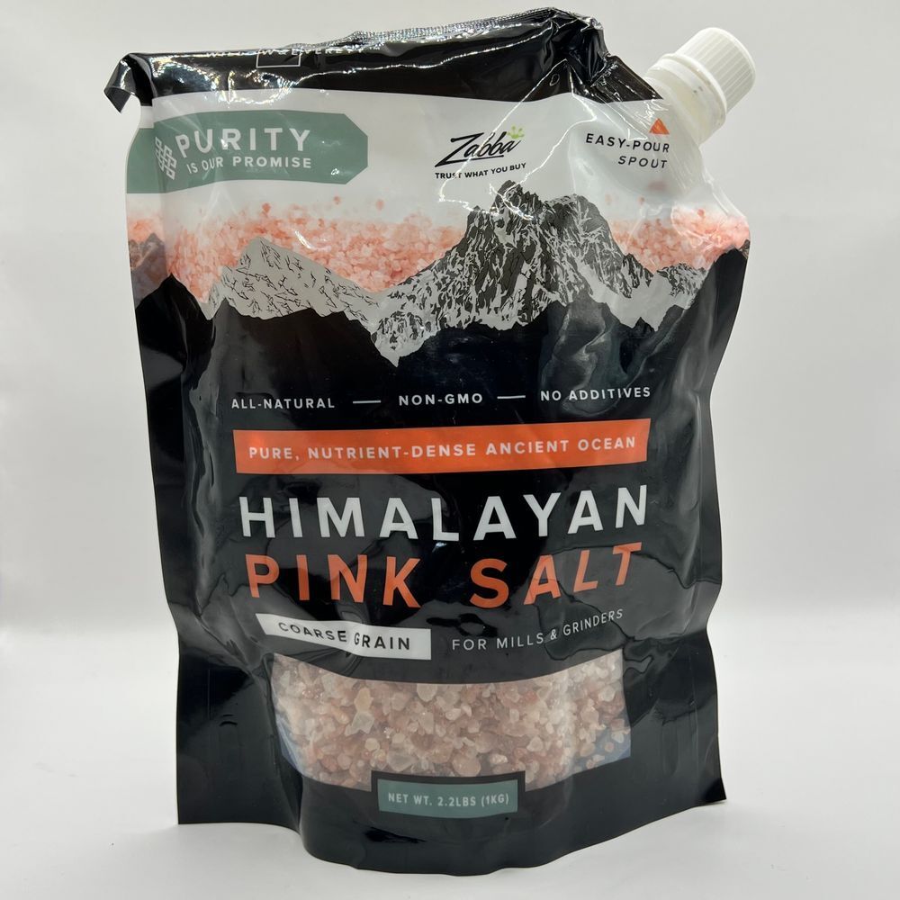 Willow & Everett Himalayan Pink Salt Coarse Grain Easy Pour Spout‎ 2.2 LBS